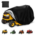 Riding Lawn Mower Cover Waterproof - Heavy Duty Lawn Tractor Cover with Windproof Buckle & Elastic Hem, All-Weather Protection