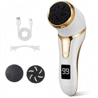 Professional Electric Foot File Callus Remover - Rechargeable Foot Grinder with LCD Display
