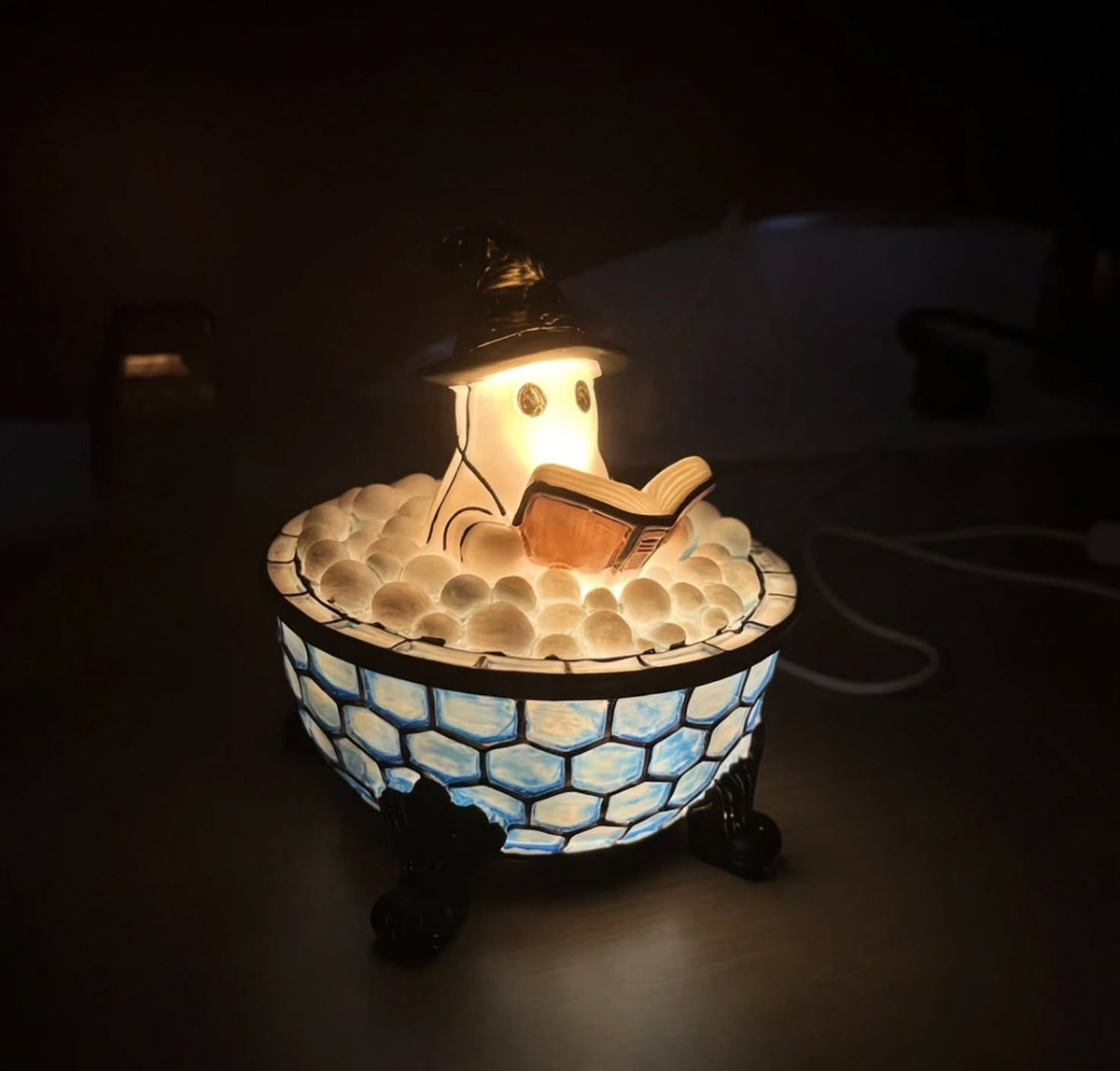 Spooky Ghost Bathtub Lamp - Halloween Night Light