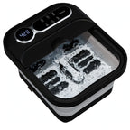 Electric Foot Bath Massager with Heater - Collapsible Foot Spa with Temperature Control and Bubble Massage