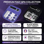 Electric Foot Bath Massager with Heater - Collapsible Foot Spa with Temperature Control and Bubble Massage