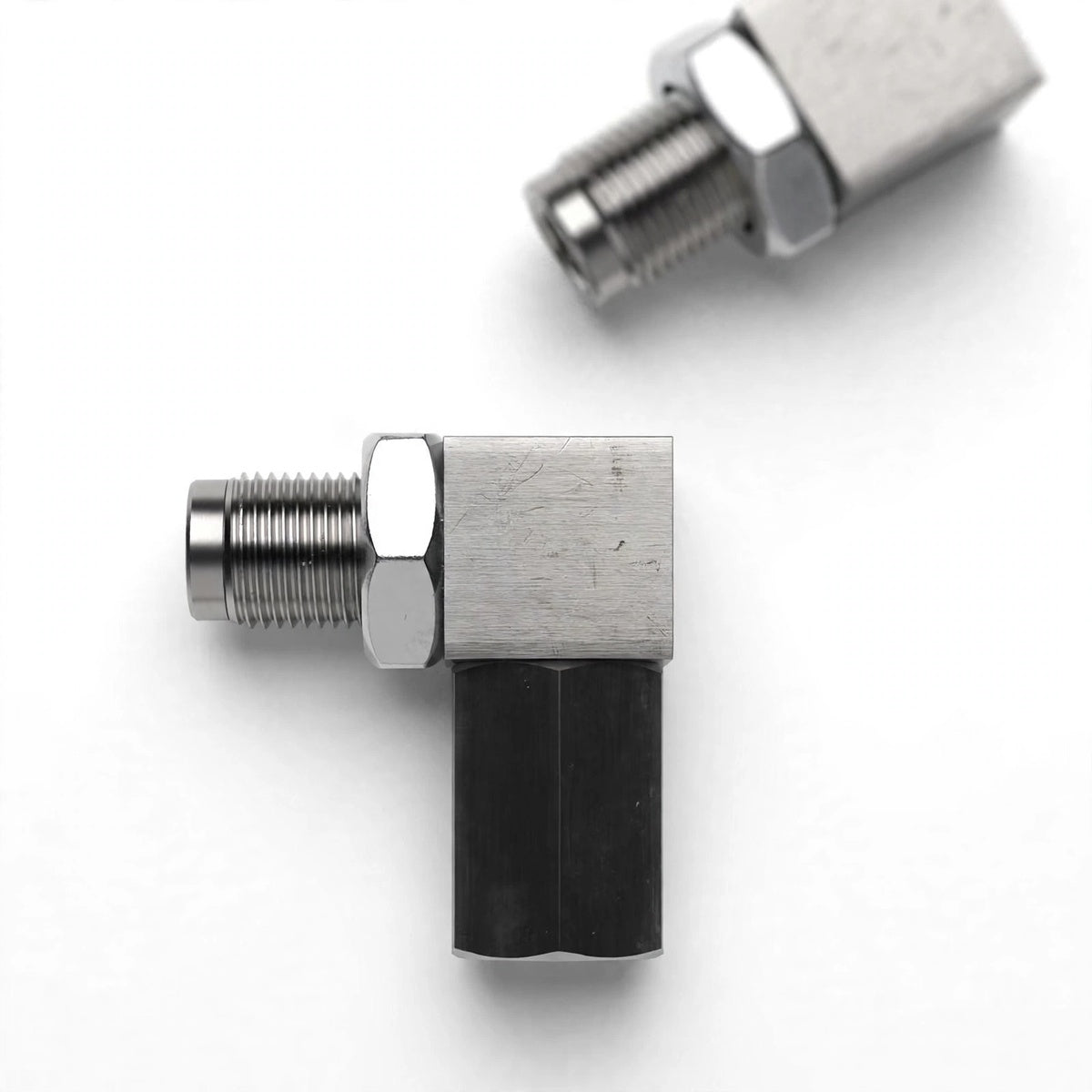 O2 Oxygen Sensor Spacer 90 Degree M18 x 1.5 - Stainless Steel Exhaust Extender Adapter