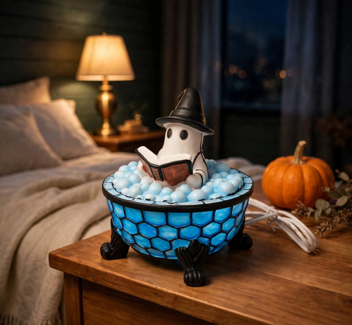 Spooky Ghost Bathtub Lamp - Halloween Night Light