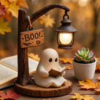 Reading Ghost Lamp - Cute Spooky Table Light
