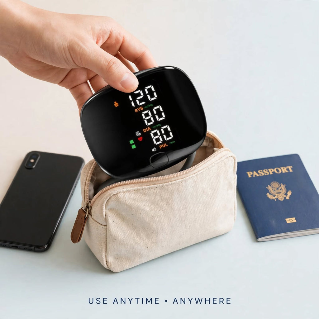 Wrist Electronic Blood Pressure Monitor | Rechargeable Digital Device