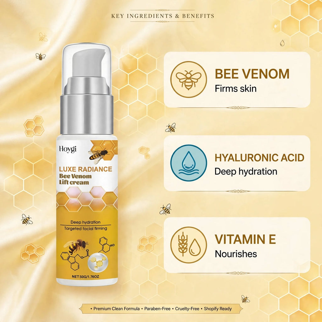 three in one Anti-Aging Cream for Skin Healing and Renewal with Bee Peptide Formula