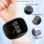 Wrist Electronic Blood Pressure Monitor | Rechargeable Digital Device