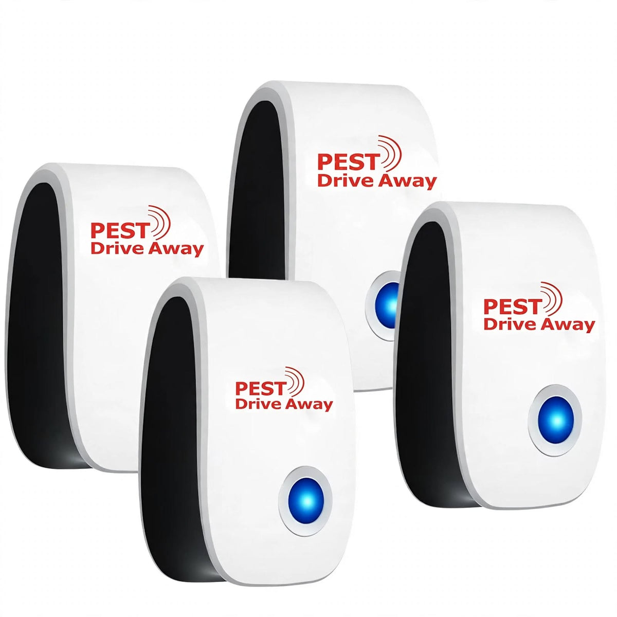 PEST Drive Away Ultrasonic Pest Repeller - Indoor Plug-In Device