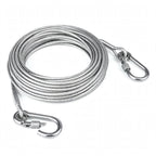 Heavy Duty Dog Cable with 360° Swivel Hooks