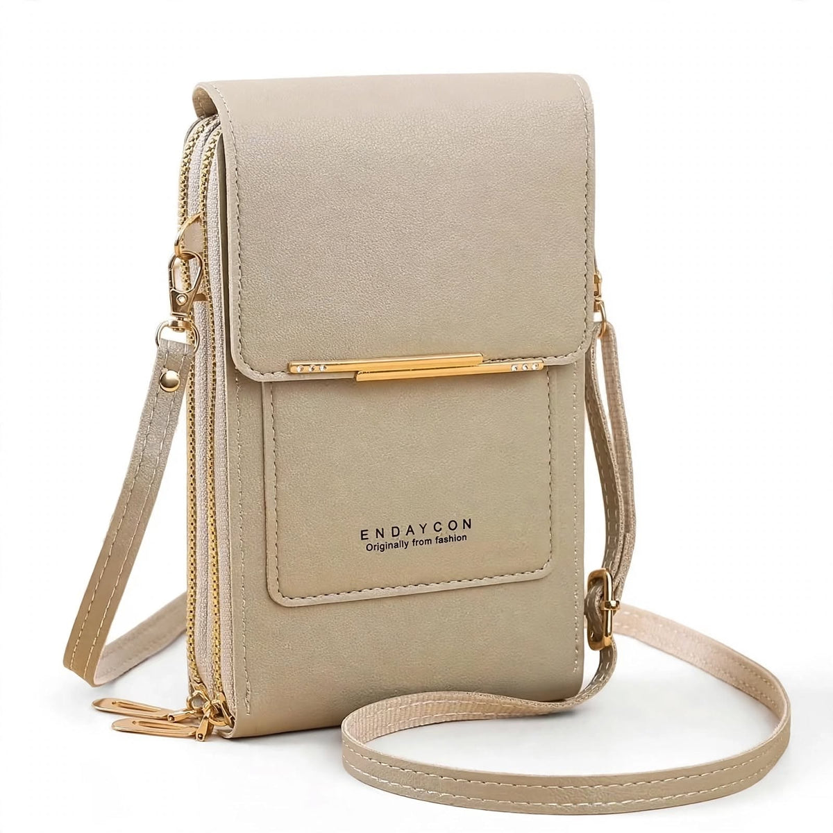 Shoulder Strap Phone Pouch – Touchscreen Compatible Anti-Theft Design