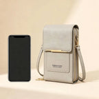 Shoulder Strap Phone Pouch – Touchscreen Compatible Anti-Theft Design