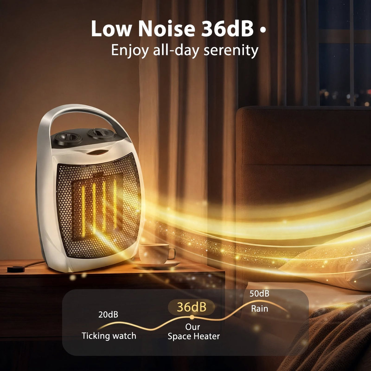Portable Ceramic Heater  - Small Space Heater
