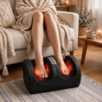 3-in-1 Foot Massager with Heat - Shiatsu Foot Calf and Arm Massager Machine