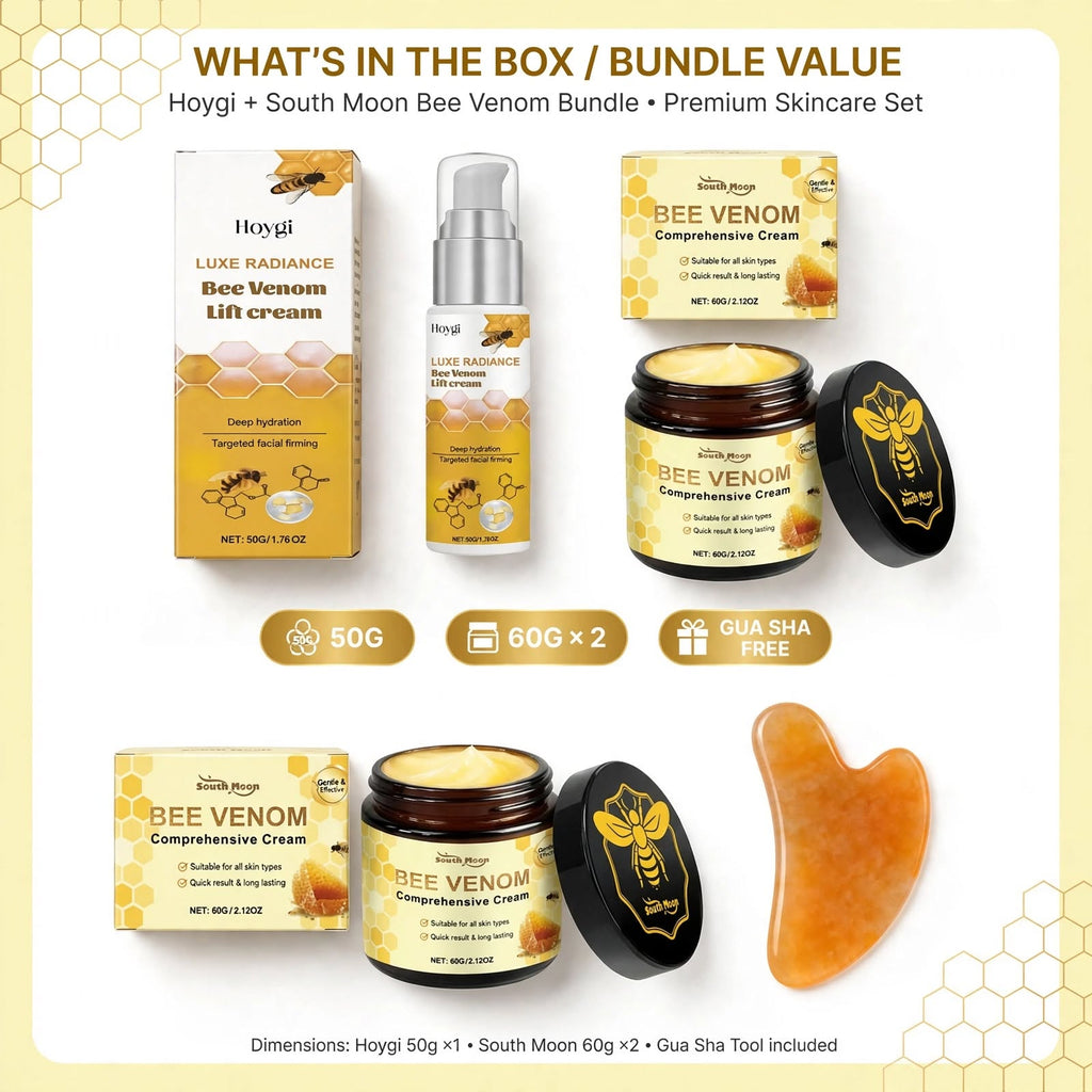three in one Anti-Aging Cream for Skin Healing and Renewal with Bee Peptide Formula