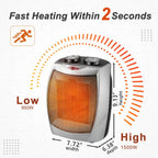 Portable Ceramic Heater  - Small Space Heater