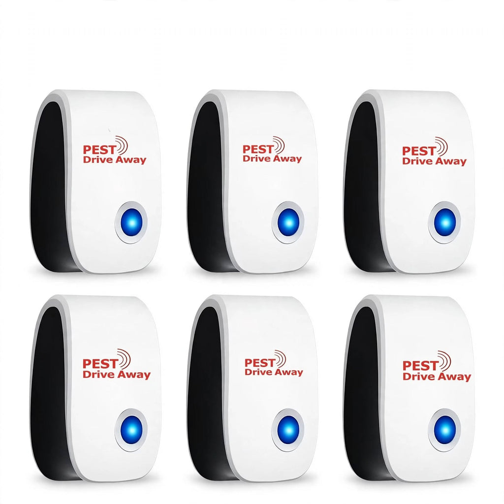PEST Drive Away Ultrasonic Pest Repeller - Indoor Plug-In Device